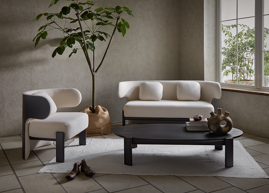 Liman Lounge Chair, Liman 2 Seater Lounge chair, and Liman Coffee Table