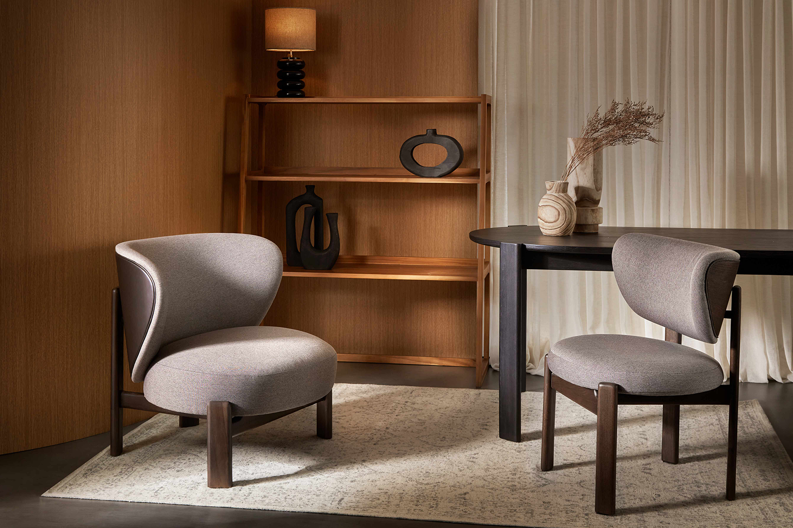 Tedong Lounge Chair and Tedong Dining Chair