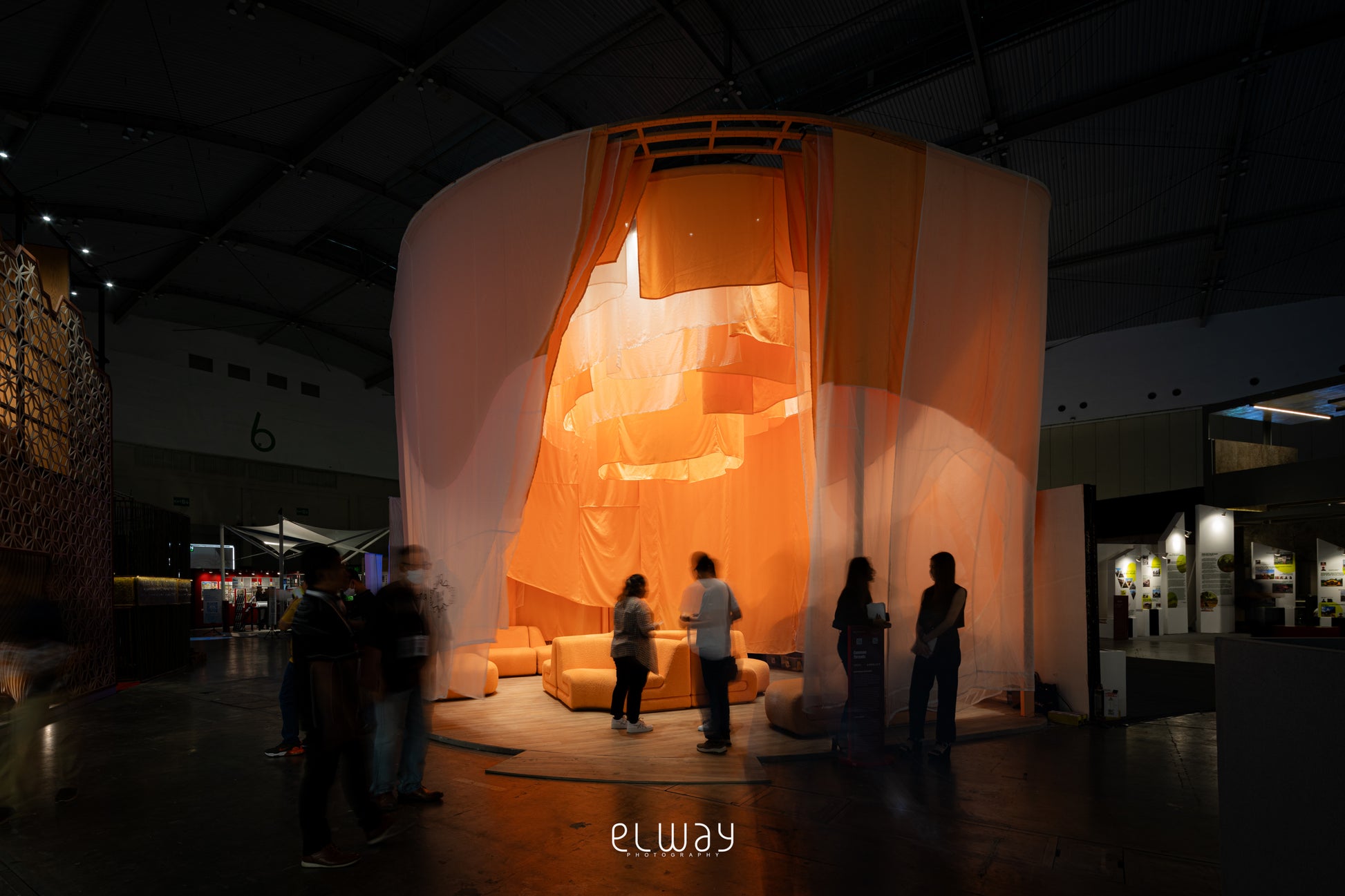 Booth entrance