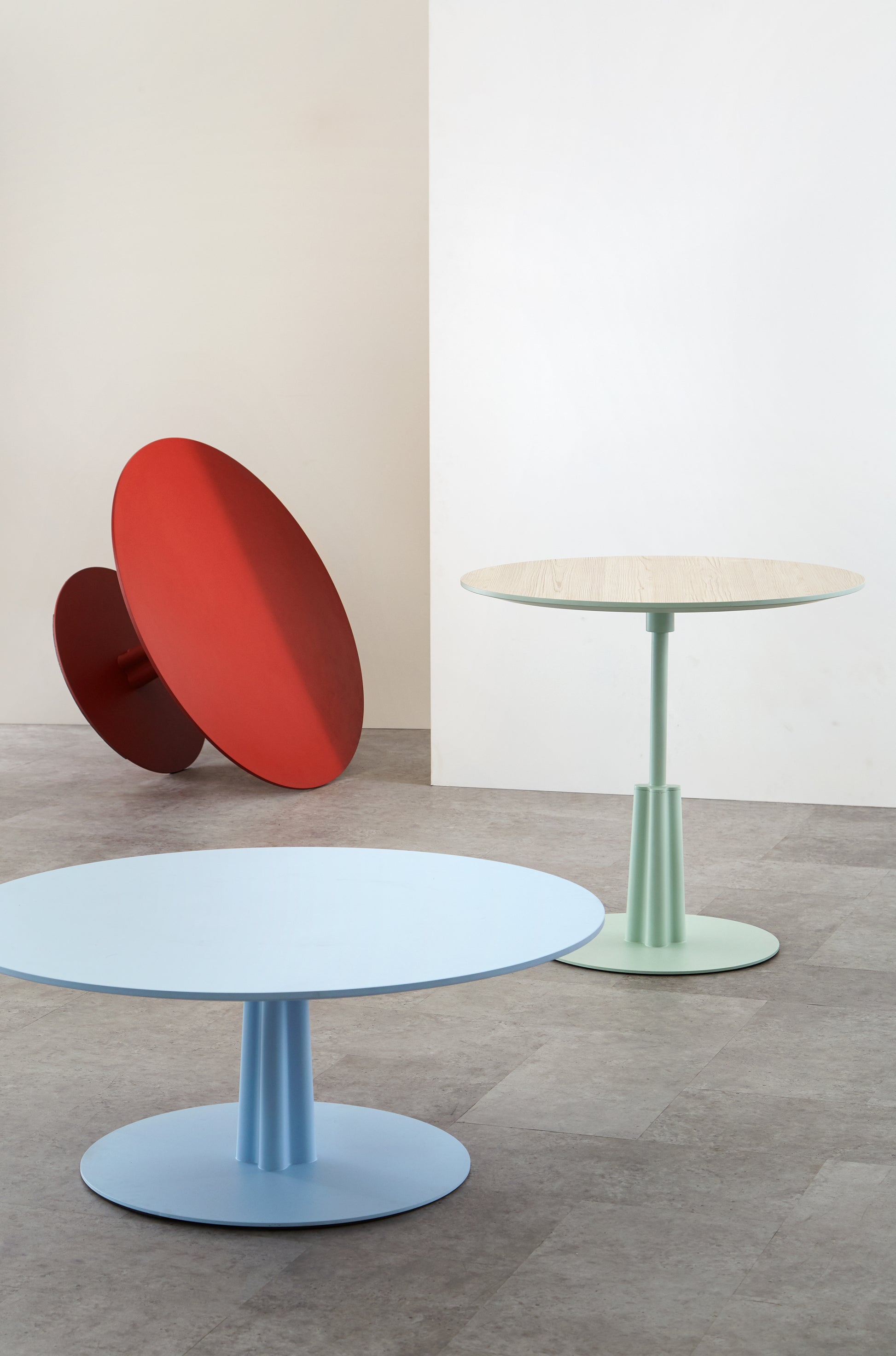 Exilium Coffee Table and Round Table