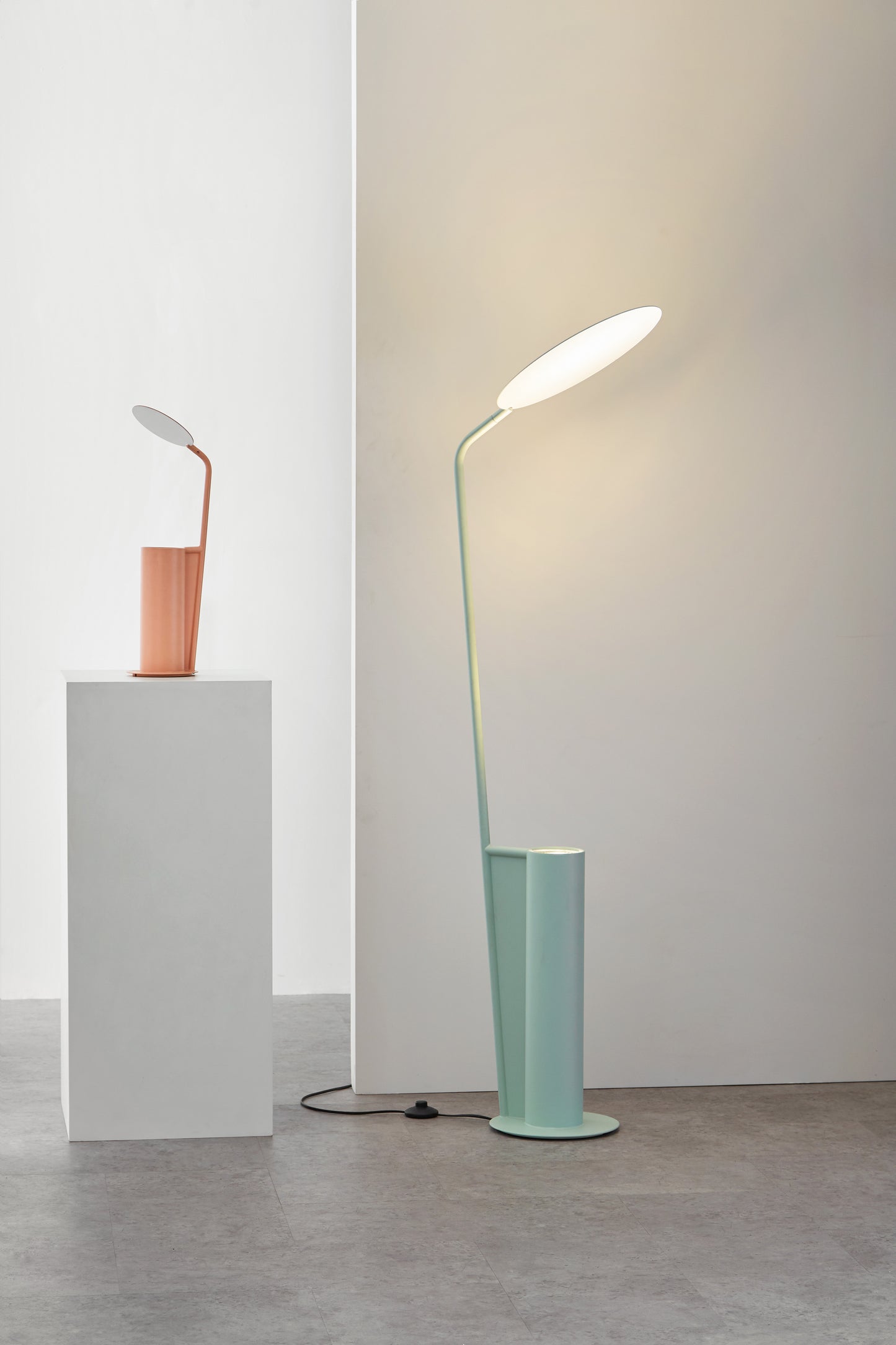 Luxium Table Lamp and Floor Lamp